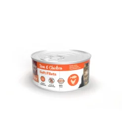 12x HobbyFirst Feline Blik Zachte Filets Tonijn & Kip 70 gr