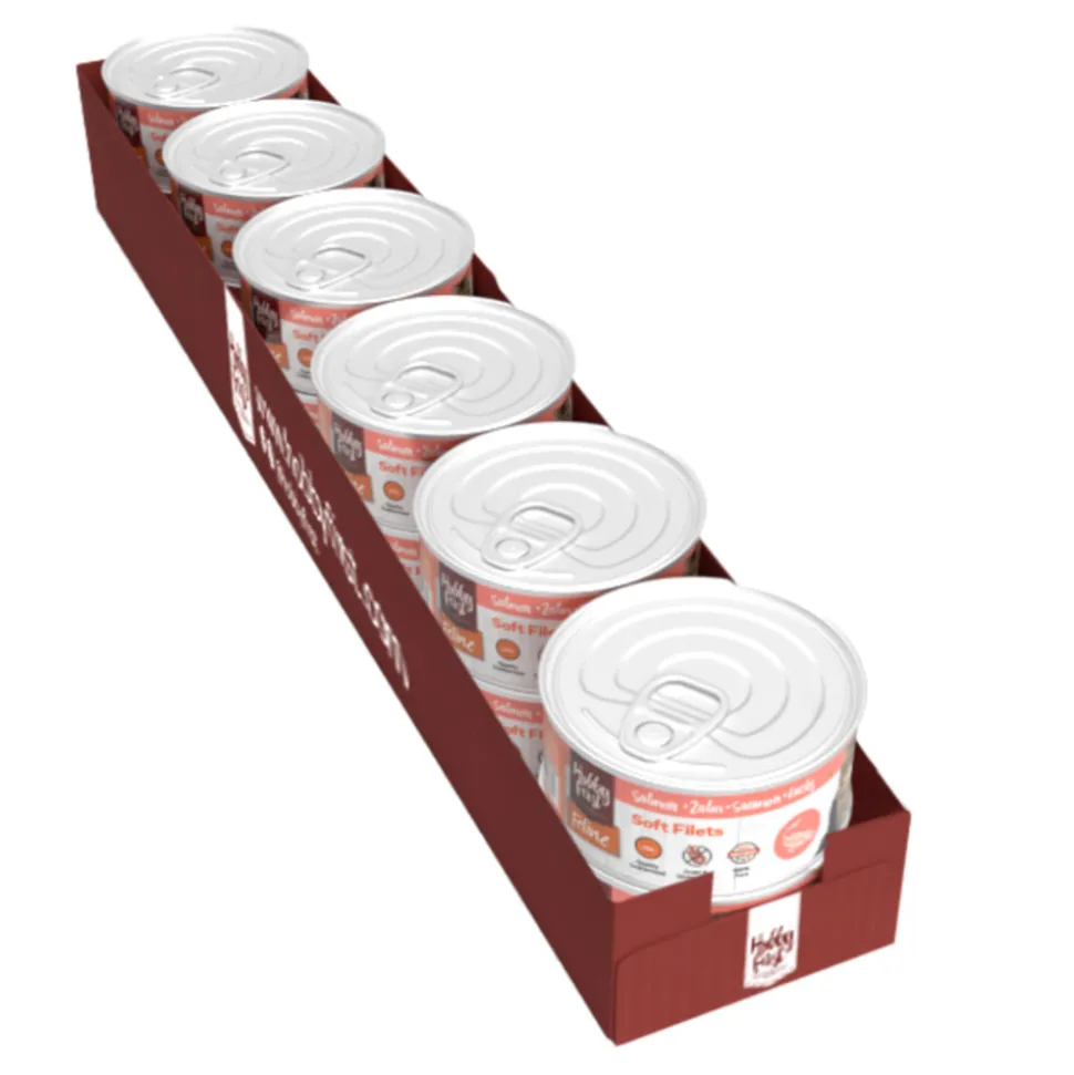 12x HobbyFirst Feline Blik Zachte Filets Zalm 70 gr