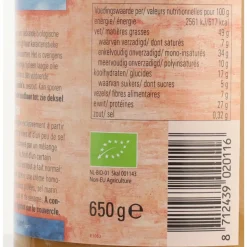 6x Horizon Jori Pindakaas Zeezout Bio 650 gr