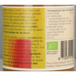 3x Horizon Pindakaas Crunchy met Zout Bio 350 gr