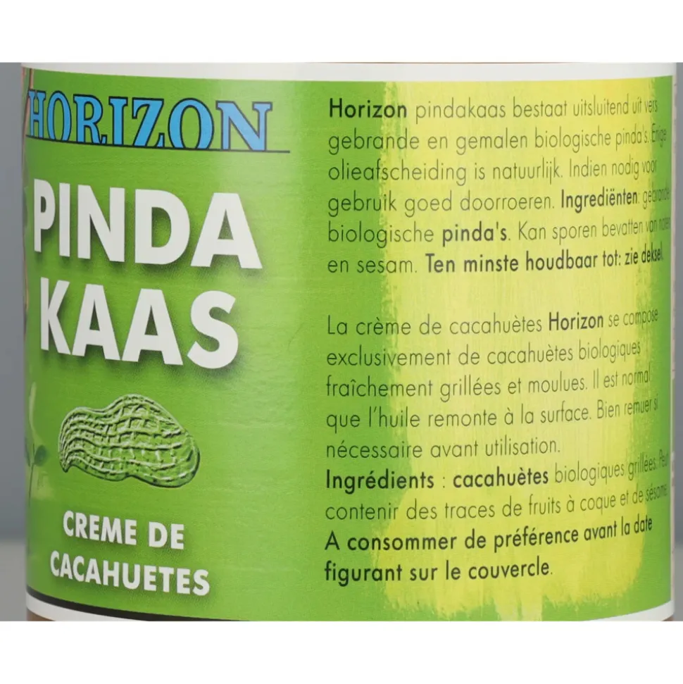 6x Horizon Pindakaas Zonder Zout 350 gr