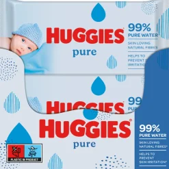 10x Huggies Billendoekjes Pure 99% Water 10x56 = 560 stuks