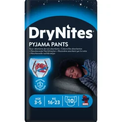 3x Huggies DryNites Absorberende Luierbroekjes Jongens 3-5 jaar 10 stuks