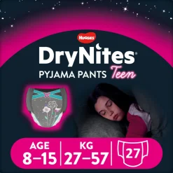 3x Huggies DryNites Absorberende Luierbroekjes Meisjes 8-13 jaar 9 stuks