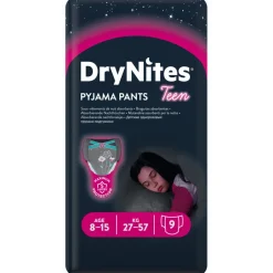 3x Huggies DryNites Absorberende Luierbroekjes Meisjes 8-13 jaar 9 stuks