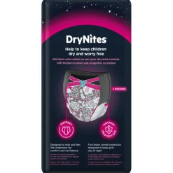 3x Huggies DryNites Absorberende Luierbroekjes Meisjes 8-13 jaar 9 stuks