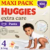 4x Huggies Extra Care Pants Maat 4 (9 - 14 kg) 26 stuks