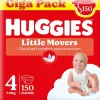 3x Huggies Little Movers Luiers Maat 4 (7 - 18 kg) 50 stuks