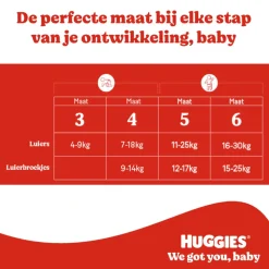 3x Huggies Little Movers Luiers Maat 6 (15 - 30 kg) 34 stuks