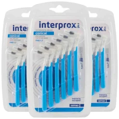 3x Interprox Ragers Plus Conical Blauw PHD 1.7 6 stuks