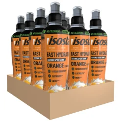 12x Isostar Fast Hydration Orange 500 ml