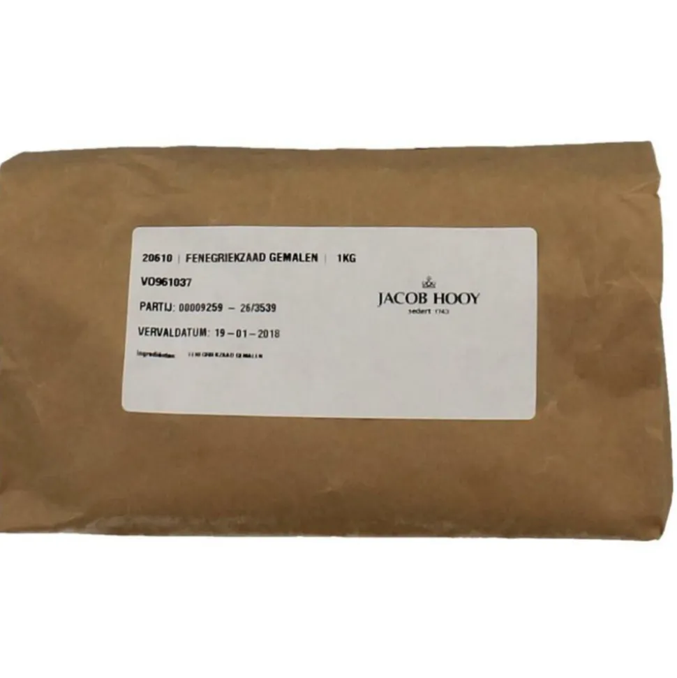 3x Jacob Hooy Fenegriekzaad Gemalen 1 kg