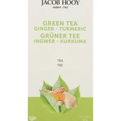 3x Jacob Hooy Groene Thee Gember - Curcuma 20 stuks