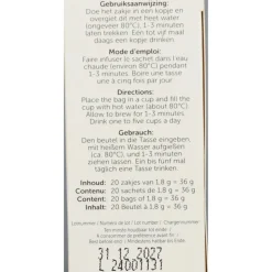 3x Jacob Hooy Groene Thee Gember - Curcuma 20 stuks