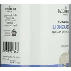3x Jacob Hooy Lijnzaadolie 1 liter