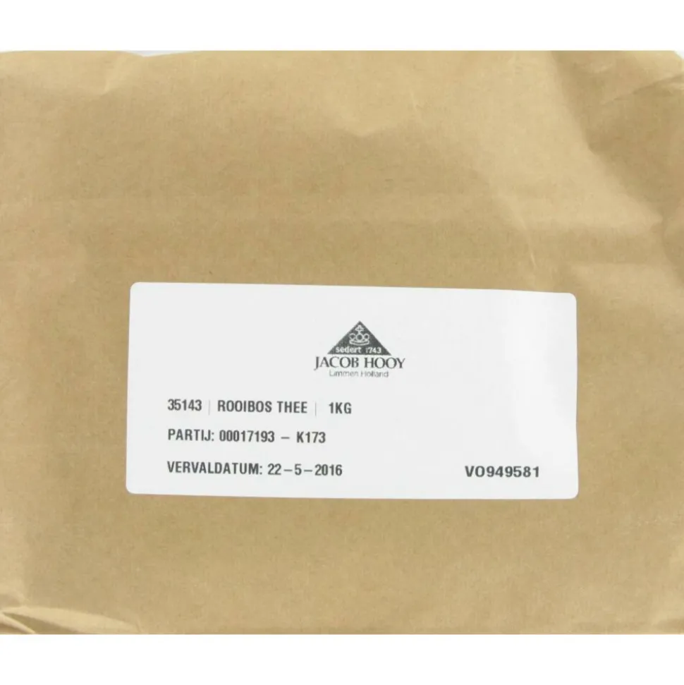 3x Jacob Hooy Rooibos Thee 1 kg