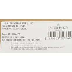 3x Jacob Hooy Senneblad 1 kg