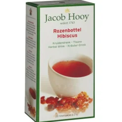 3x Jacob Hooy Thee Rozenbottel 20 stuks