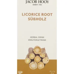 3x Jacob Hooy Zoethout Theezakjes 20 stuks