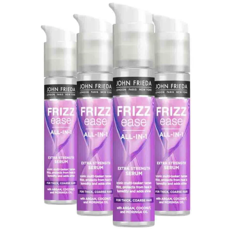 4x John Frieda Frizz Ease Extra Strength Serum 50 ml