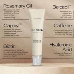 4x John Frieda PROfiller+ Thickening Hair Density Scalp Serum 50 ml