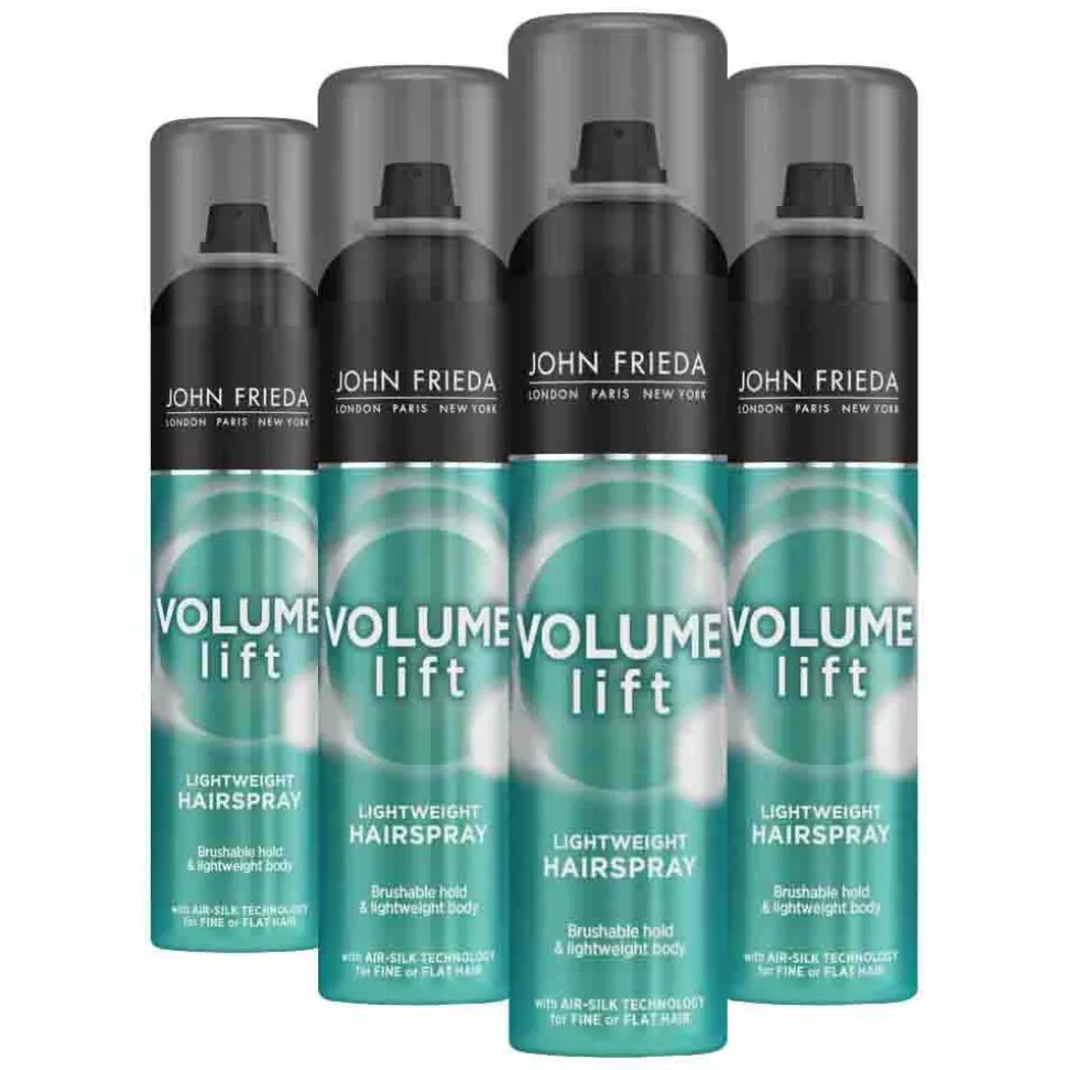 4x John Frieda Volume Lift Hairspray 250 ml