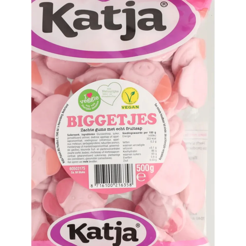 3x Katja Biggetjes 500 gr