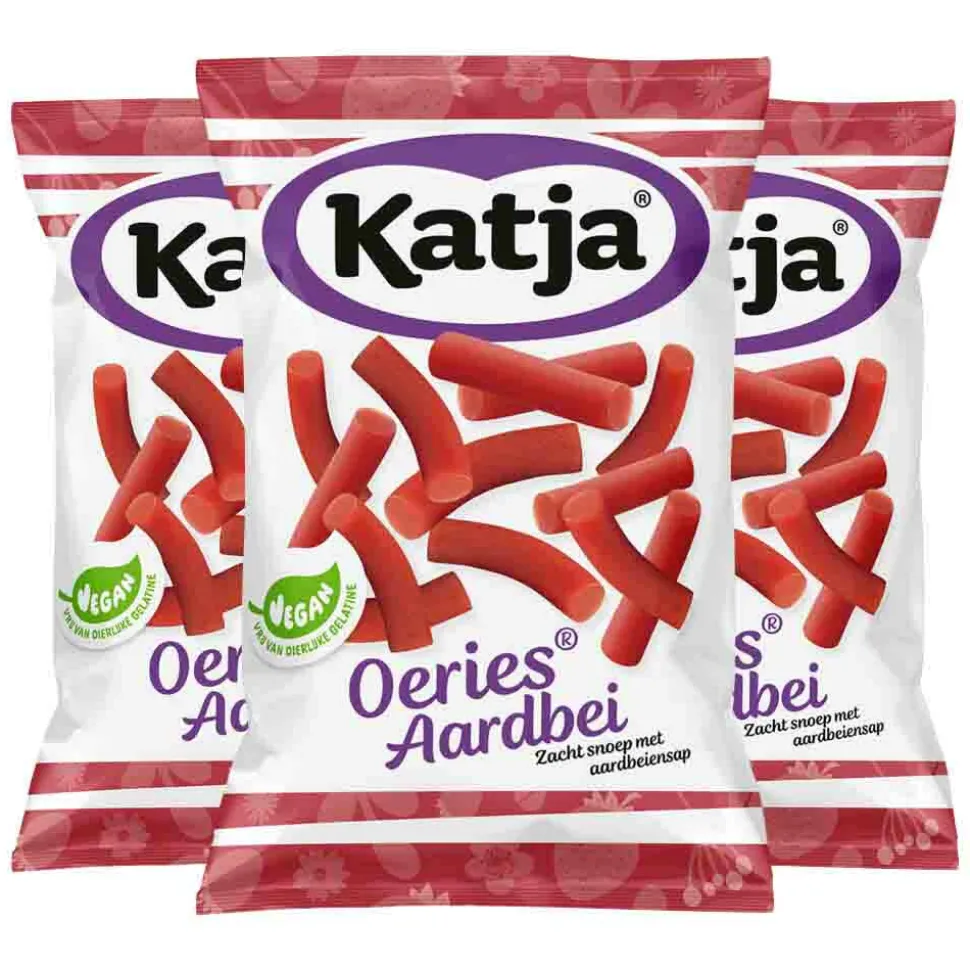 3x Katja Oeries Aardbei 250 gr