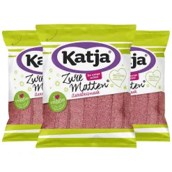3x Katja Zure Matten Aardbei 125 gr
