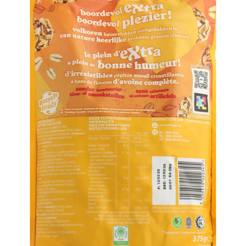 4x Kellogg's Extra Original 375 gr