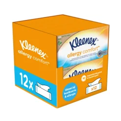 12x Kleenex Tissues Voordeelbox Allergy Comfort 56 stuks