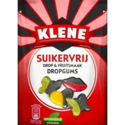 6x Klene Dropgums Suikervrij 105 gr
