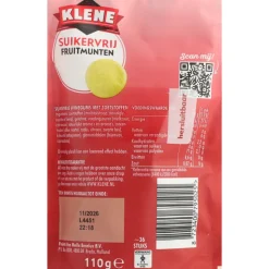 12x Klene Fruitmunten Suikervrij 105 gr