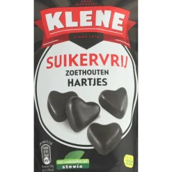 12x Klene Zoethout Hartjes Suikervrij 105 gr