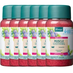 6x Kneipp Badkristallen Muscle Soothing Jeneverbes 600 gr