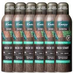 6x Kneipp Douche Foam Men 200 ml