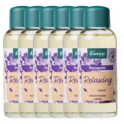 6x Kneipp Massageolie Lavendel 100 ml