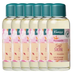 6x Kneipp Massageolie Soft Skin Amandelbloesem 100 ml