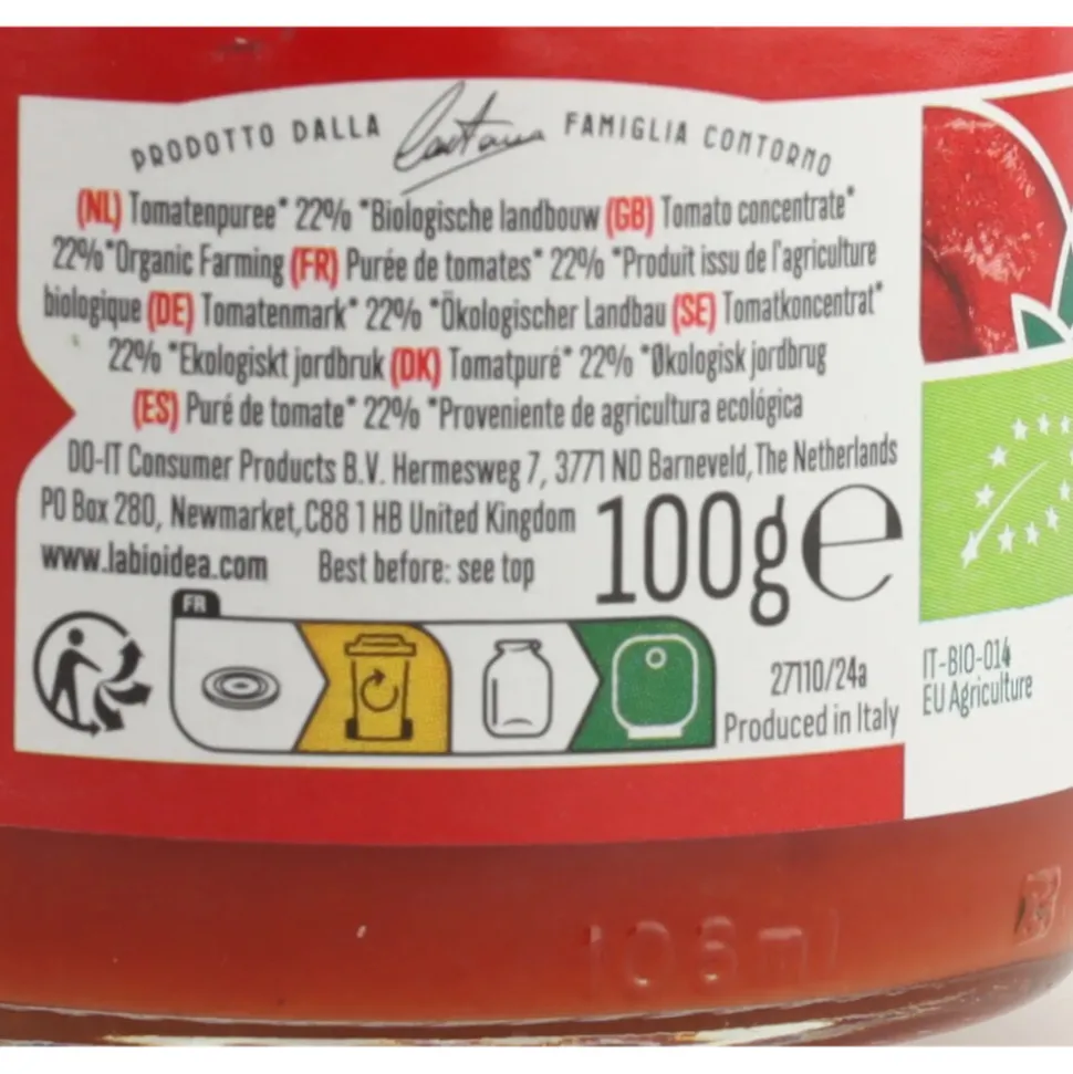 12x La Bio Idea Tomatenpuree Bio 100 gr