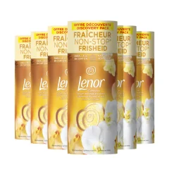 6x Lenor In-Wash Geurbooster Gouden Orchidee 11 wasbeurten 140 gr