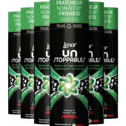 6x Lenor Unstoppables In-Wash Geurbooster Geur Van Ariel 19 wasbeurten 235 gr