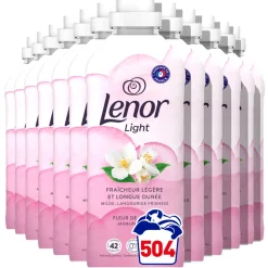 12x Lenor Wasverzachter Jasmijnbloem 42 Wasbeurten 882 ml
