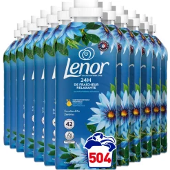 12x Lenor Wasverzachter Zeebries 42 Wasbeurten 882 ml