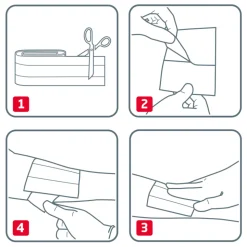 10x Leukoplast Pleister Elastiek 1 meter