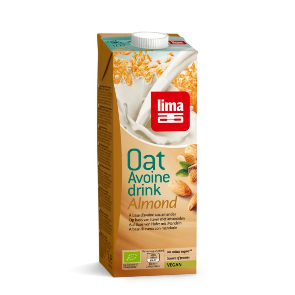 8x Lima Haverdrink Amandel 1 liter