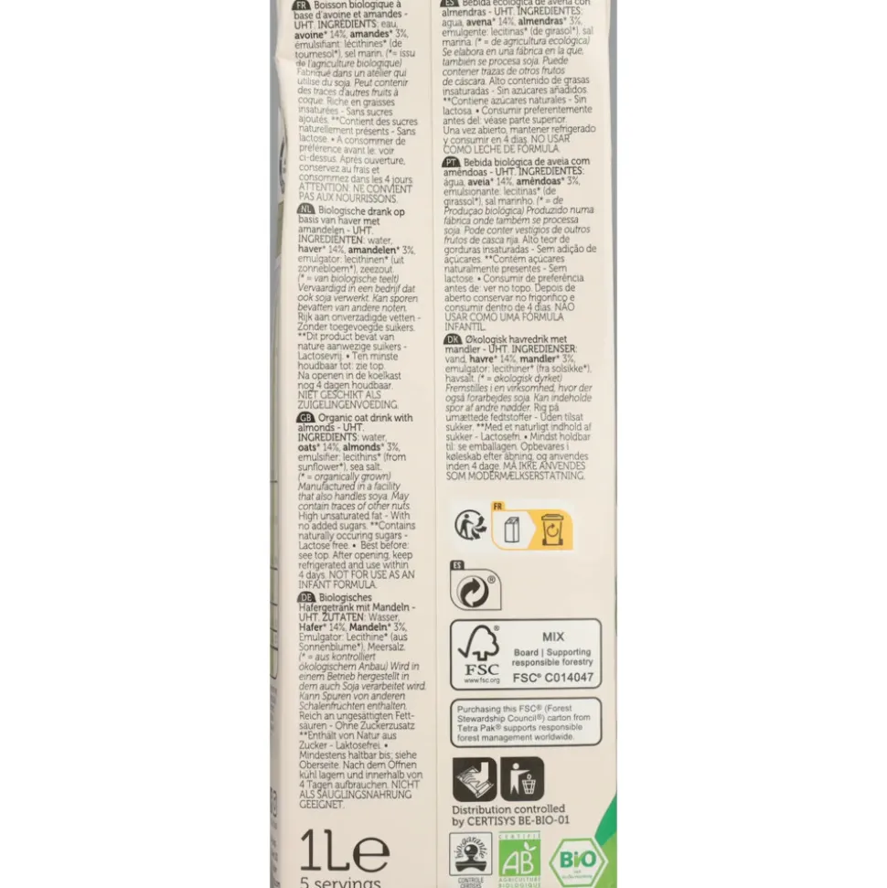 8x Lima Haverdrink Amandel 1 liter