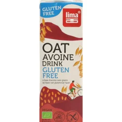 8x Lima Haverdrink Glutenvrij 1 liter