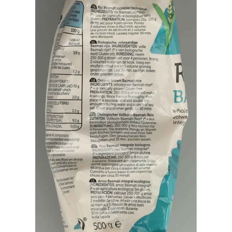6x Lima Rijst Basmati 500 gr