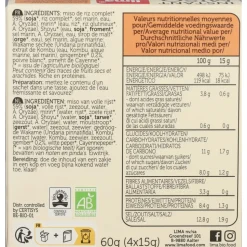 6x Lima Soep Instant Miso Soup Gember 60 gr