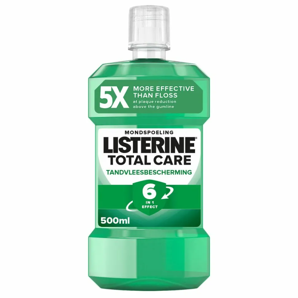 3x Listerine Mondwater Total Care Tandvleesbescherming 500 ml